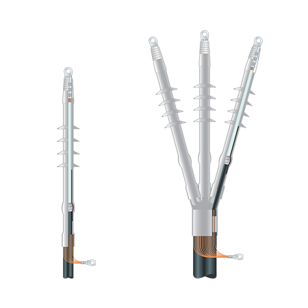 Cold Shrink Indoor & Outdoor Terminations 11 kV (for XLPE Cable)